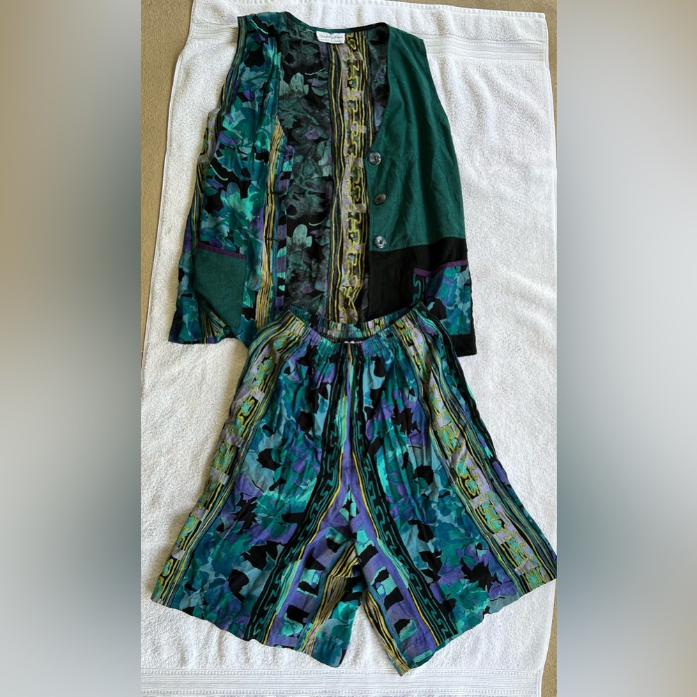 Bright Patterned Two-Piece